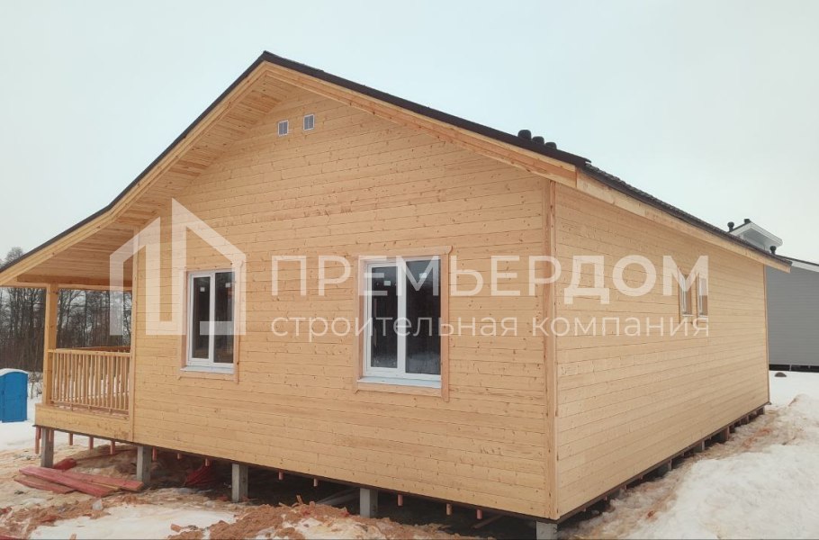 Фото со стройплощадок - Каркасный дом 12х10 м.