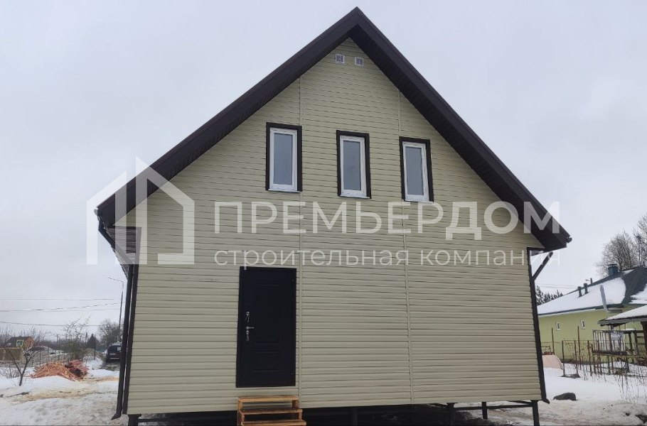 Фото со стройплощадок - Каркасный дом 8х11 м.