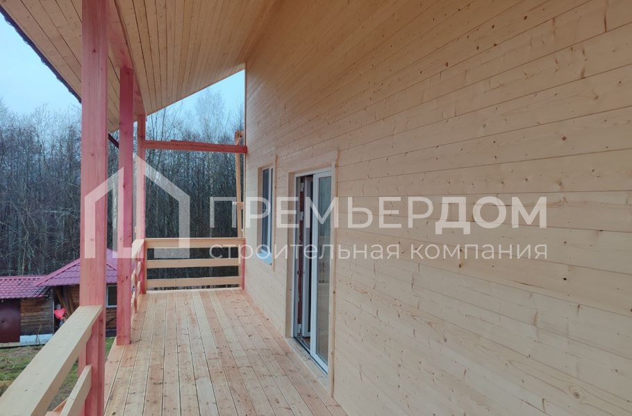 Фото со стройплощадок - Каркасный дом 10х10 м.