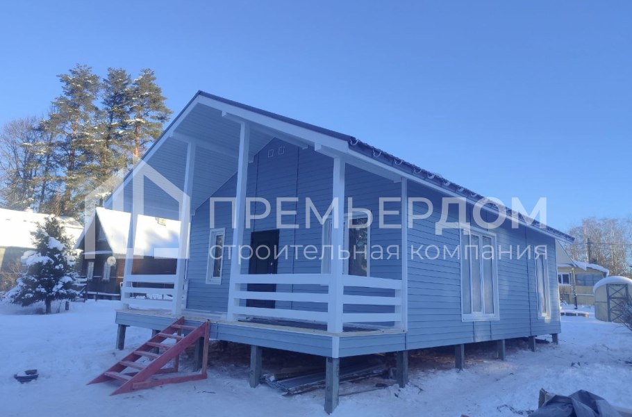 Фото со стройплощадок - Каркасный дом 7,5х12 м. 