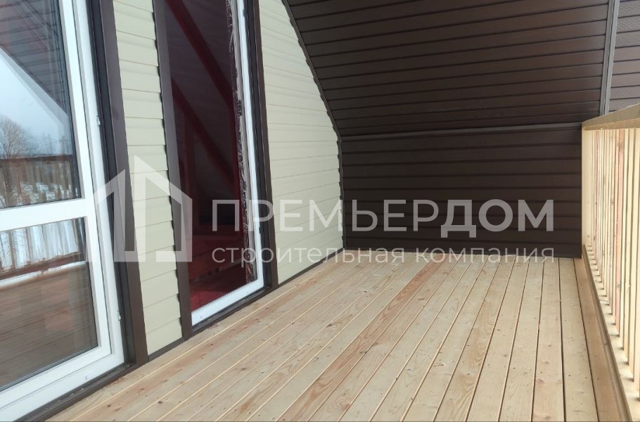 Фото со стройплощадок - Каркасный дом 8х11 м.