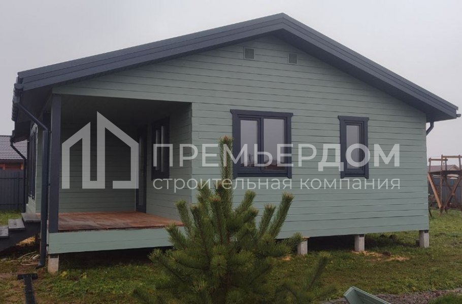 Фото со стройплощадок - Дом из бруса 8,5х11 м.