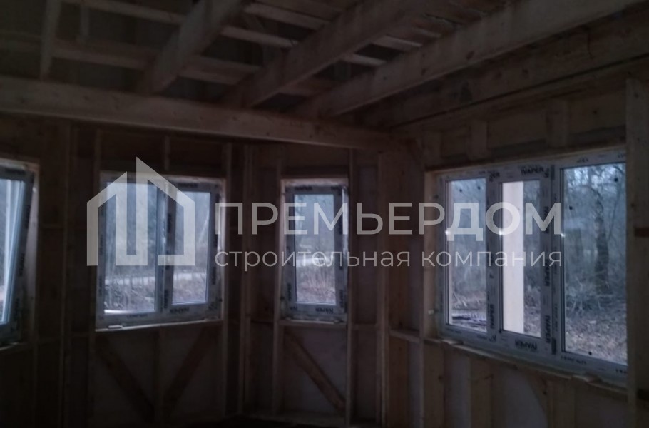 Фото со стройплощадок - Дом по проекту К-126