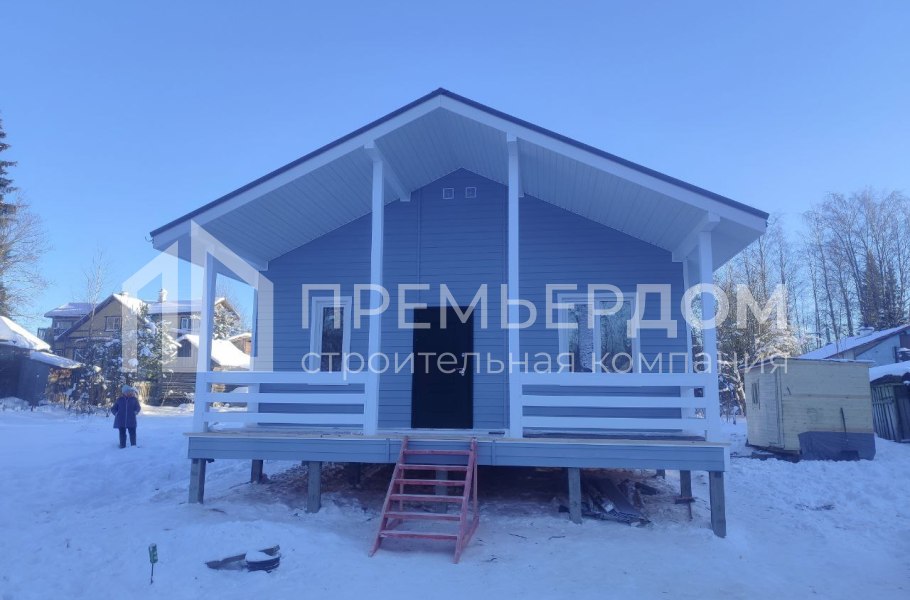 Фото со стройплощадок - Каркасный дом 7,5х12 м. 