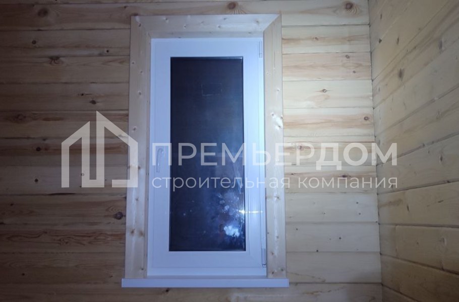 Фото со стройплощадок - Дом из бруса 8,5х11 м.