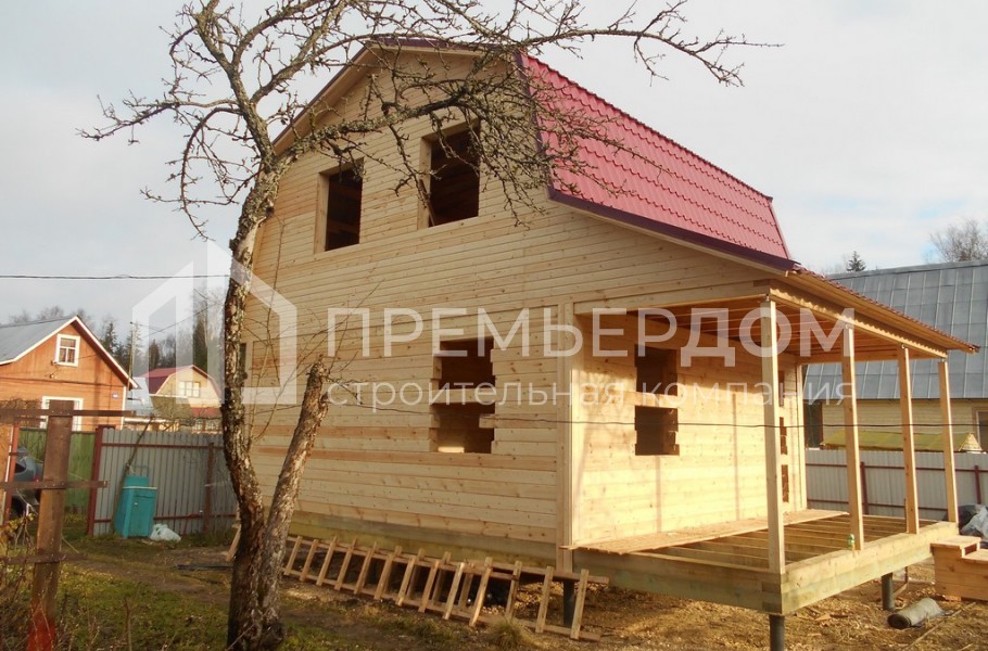 Фото со стройплощадок - Дом по проекту Д-13