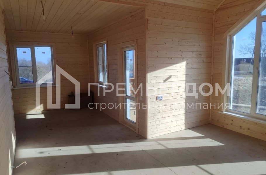 Фото со стройплощадок - Каркасный дом 8х10 м. 