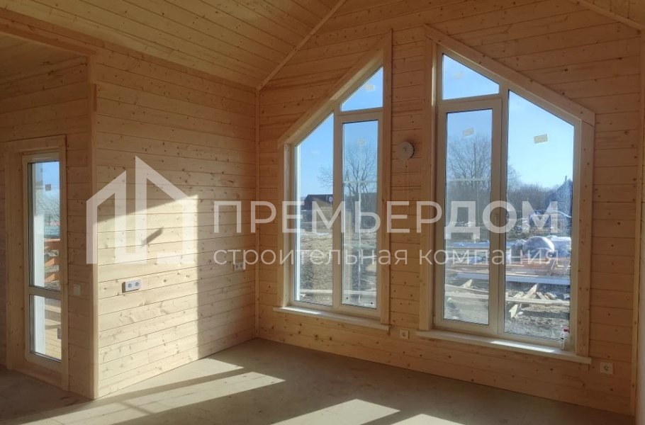 Фото со стройплощадок - Каркасный дом 8х10 м. 