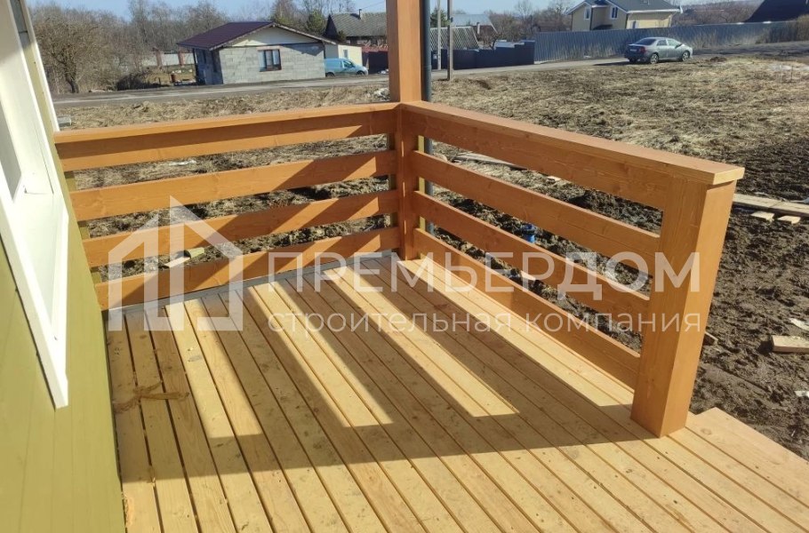 Фото со стройплощадок - Каркасный дом 8х10 м. 