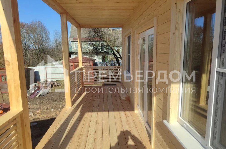 Фото со стройплощадок - Каркасный дом 8х11 м.