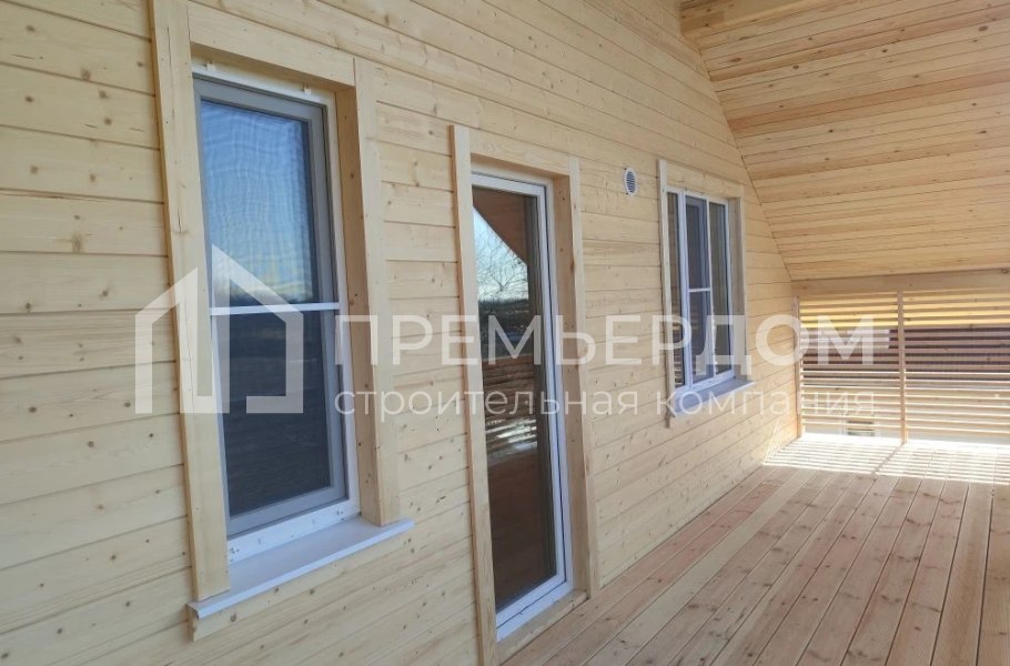 Фото со стройплощадок - Каркасный дом 8х11 м.