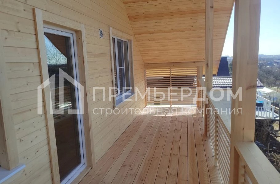 Фото со стройплощадок - Каркасный дом 8х11 м.