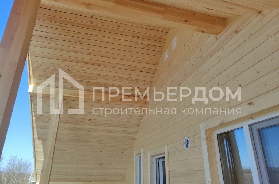 Фото со стройплощадок - Каркасный дом 8х11 м.