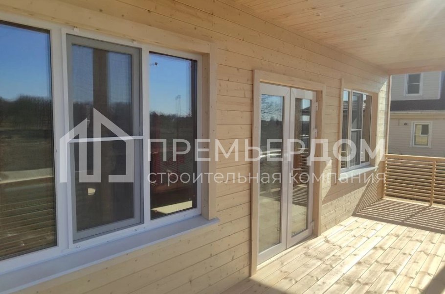 Фото со стройплощадок - Каркасный дом 8х11 м.