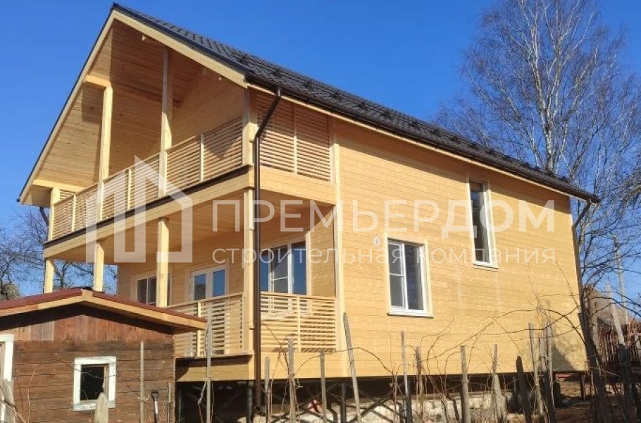 Фото со стройплощадок - Каркасный дом 8х11 м.