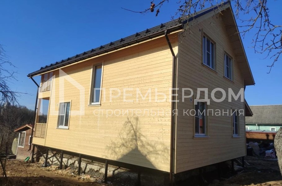 Фото со стройплощадок - Каркасный дом 8х11 м.