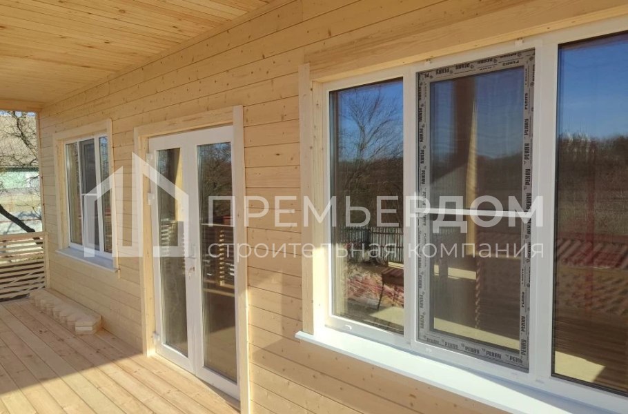 Фото со стройплощадок - Каркасный дом 8х11 м.