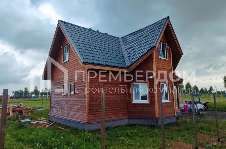 Фото со стройплощадок - Каркасный дом 7,5х10,5 м.