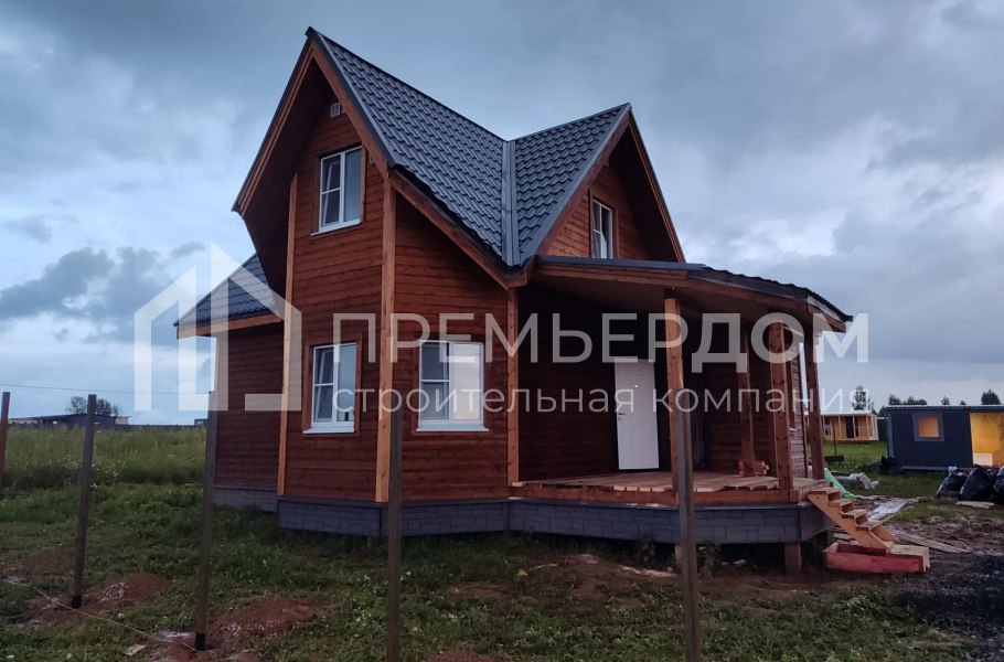 Фото со стройплощадок - Каркасный дом 7,5х10,5 м.