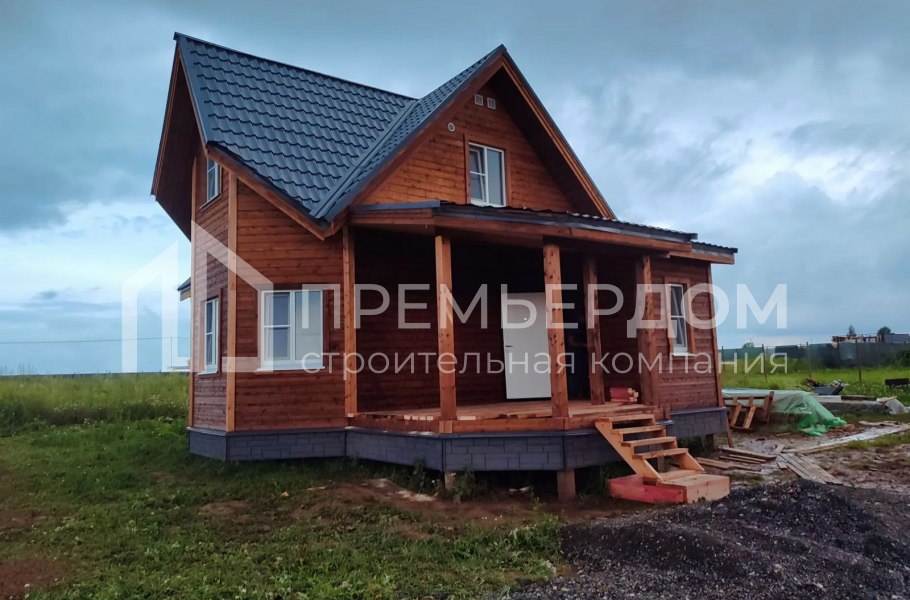 Фото со стройплощадок - Каркасный дом 7,5х10,5 м.