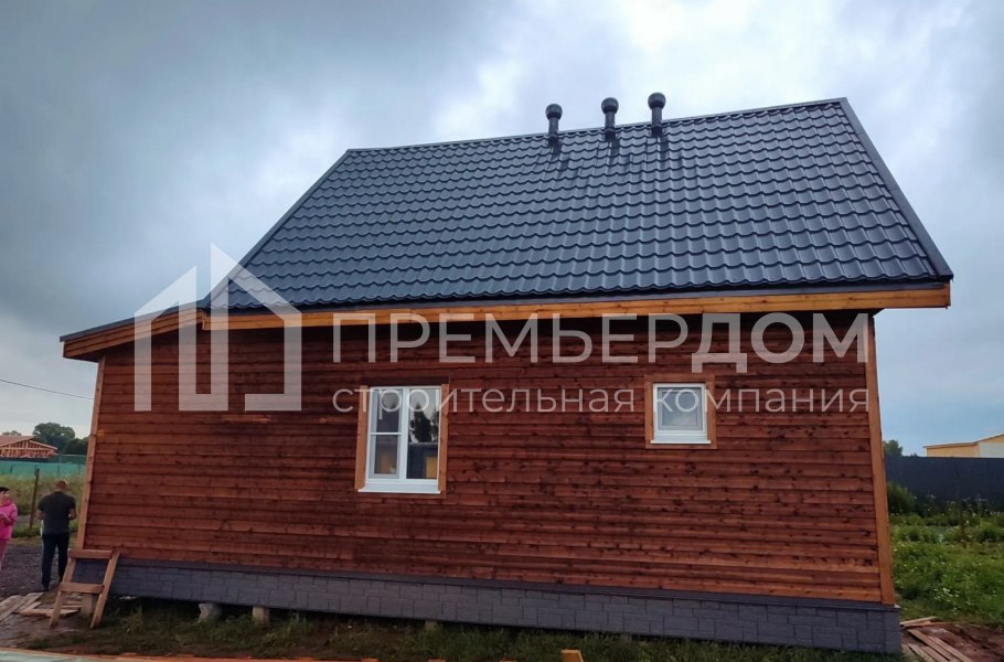 Фото со стройплощадок - Каркасный дом 7,5х10,5 м.