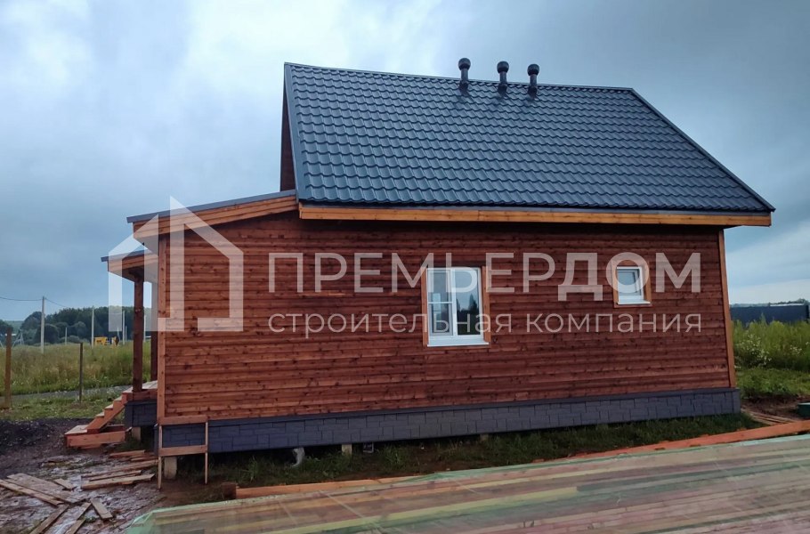 Фото со стройплощадок - Каркасный дом 7,5х10,5 м.