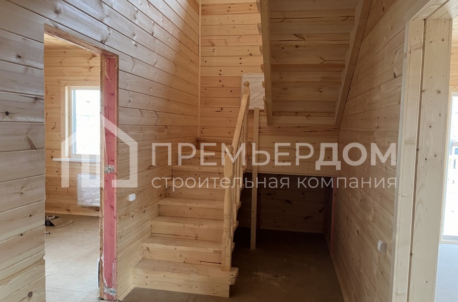 Фото со стройплощадок - Каркасный дом 10,5х11 м.