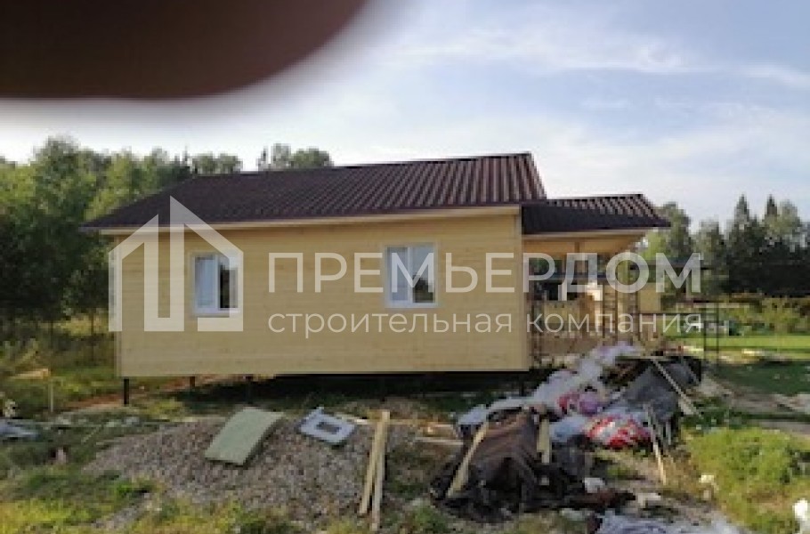 Фото со стройплощадок - Каркасный дом 8х11 м.