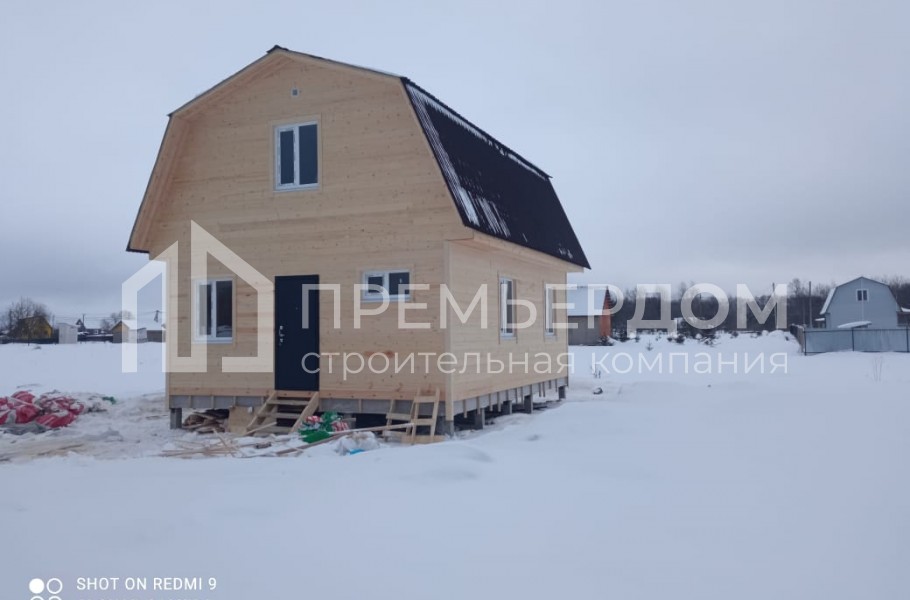 Фото со стройплощадок - Каркасный дом 6х7,5 м