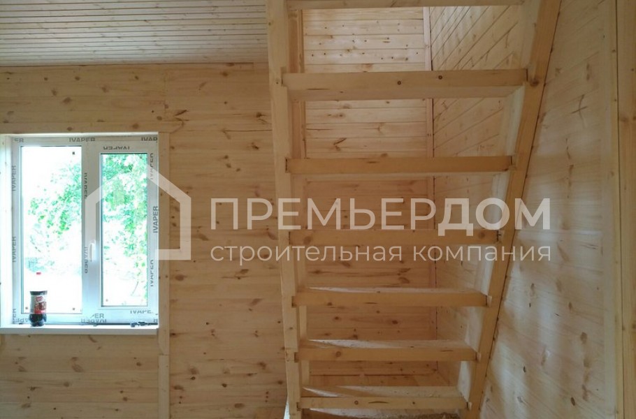 Фото со стройплощадок - Каркасный дом 8х8