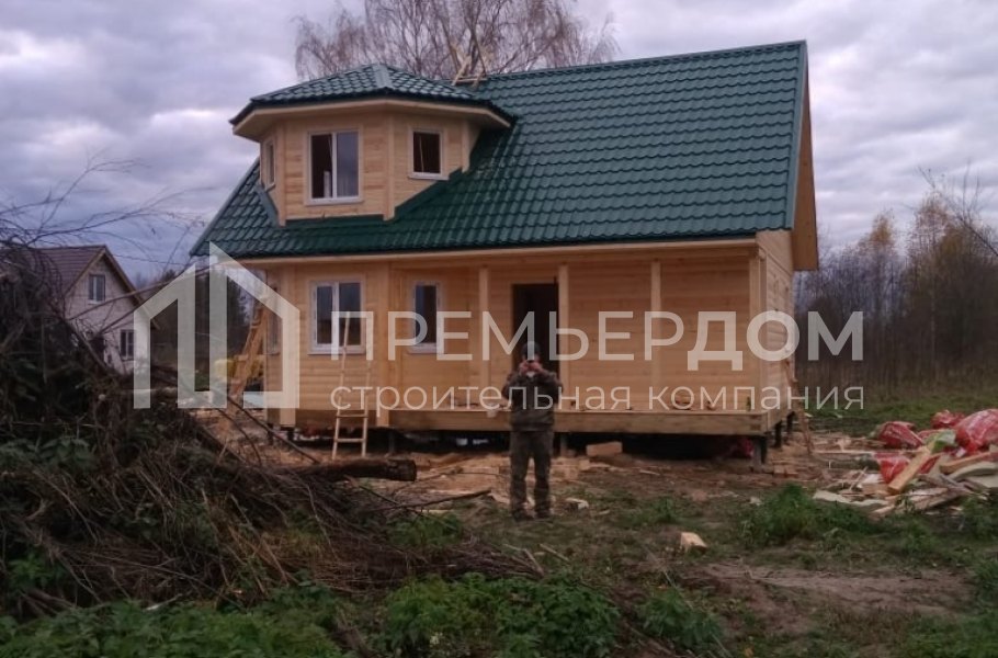 Фото со стройплощадок - Дом по проекту Д-111