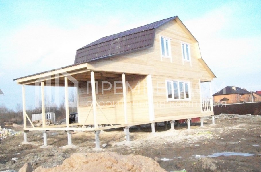 Фото со стройплощадок - Дом 6x12 м.