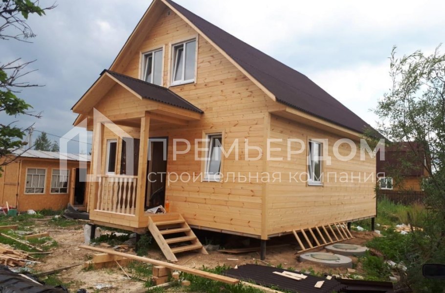 Фото со стройплощадок - Дом по проекту К-73