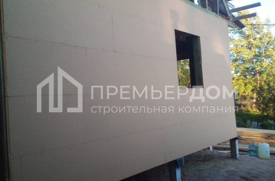 Фото со стройплощадок - Дом по проекту К-37