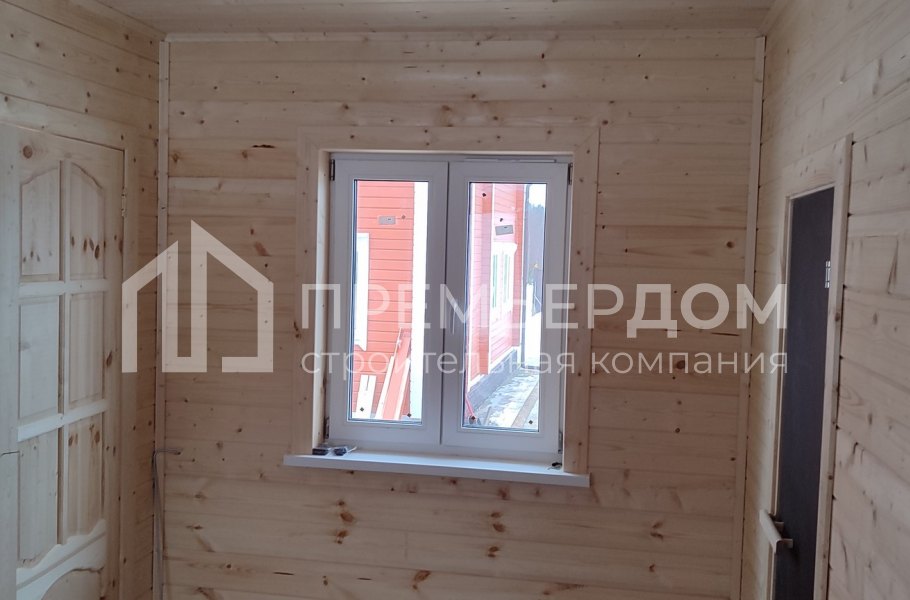 Фото со стройплощадок - Каркасная баня 4,5х6,5 м.