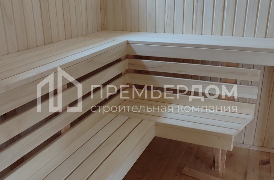 Фото со стройплощадок - Каркасная баня 4,5х6,5 м.