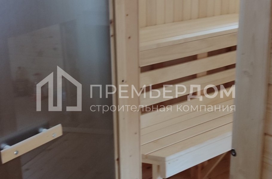 Фото со стройплощадок - Каркасная баня 4,5х6,5 м.