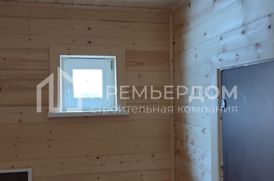 Фото со стройплощадок - Каркасная баня 4,5х6,5 м.
