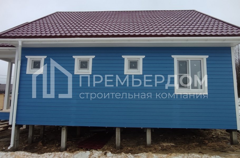 Фото со стройплощадок - Каркасный дом 8х10 м.