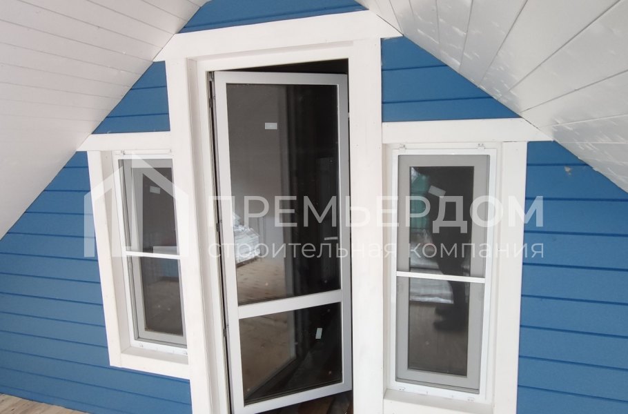 Фото со стройплощадок - Каркасный дом 8х10 м.