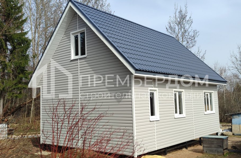 Фото со стройплощадок - Каркасный дом 6х8,5 м.