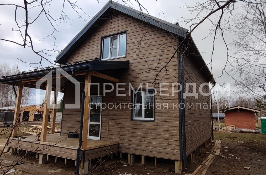 Фото со стройплощадок - Каркасный дом 7х11 м.