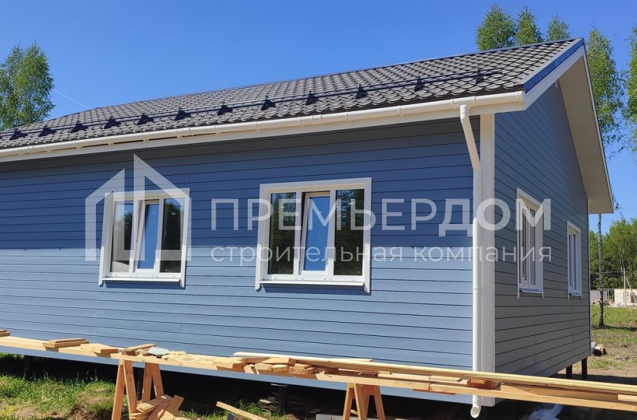 Фото со стройплощадок - Каркасный дом 8х10 м.