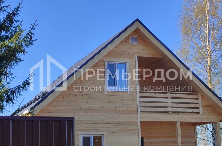 Фото со стройплощадок - Каркасный дом 8х8 м.