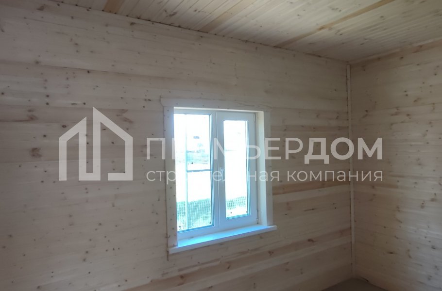 Фото со стройплощадок - Каркасный дом 8х8 м.