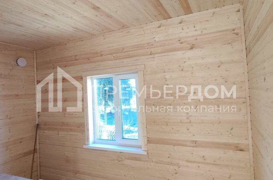 Фото со стройплощадок - Каркасный дом 8х8 м.