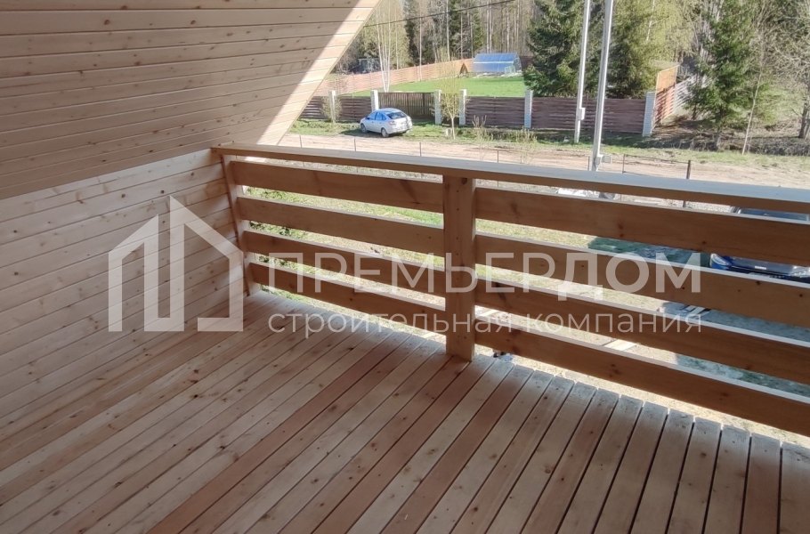 Фото со стройплощадок - Каркасный дом 8х8 м.