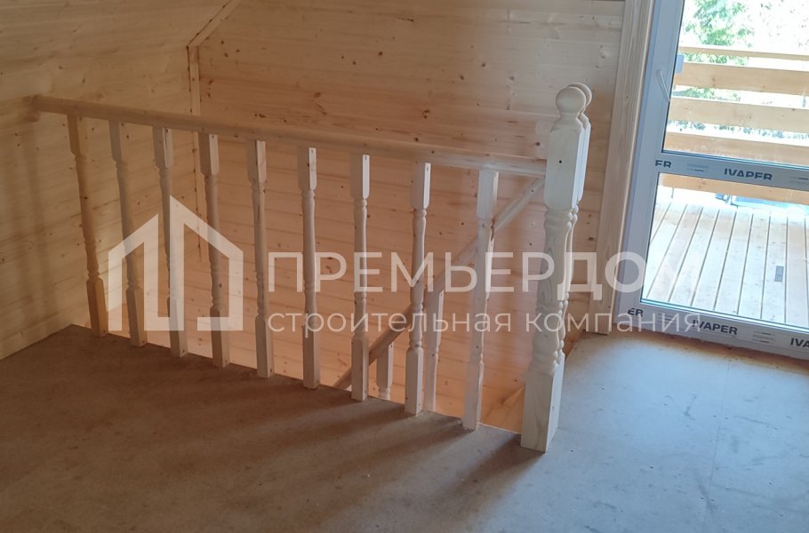 Фото со стройплощадок - Каркасный дом 8х8 м.