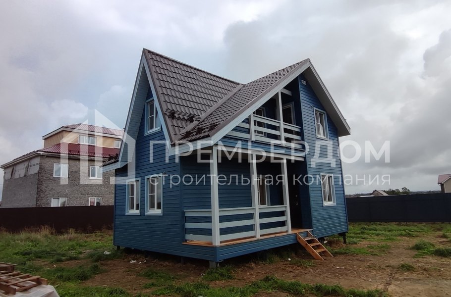 Фото со стройплощадок - Каркасный дом 6х8 м.