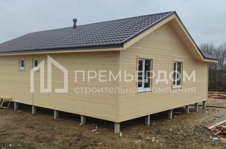 Фото со стройплощадок - Каркасный дом 10х12 м.